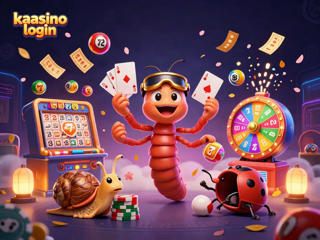 Engage with kaasino login for thrilling casino games featuring cartoon characters and vibrant gaming elements.