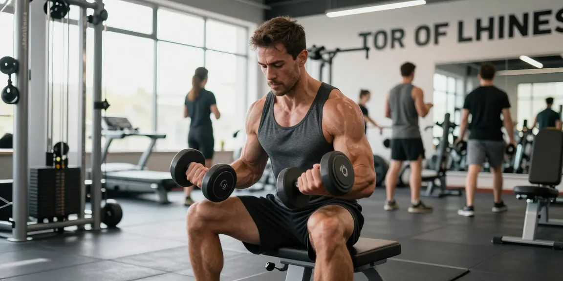 Prime Pharma Steroids gebruiken tijdens een spiertraining in de sportschool