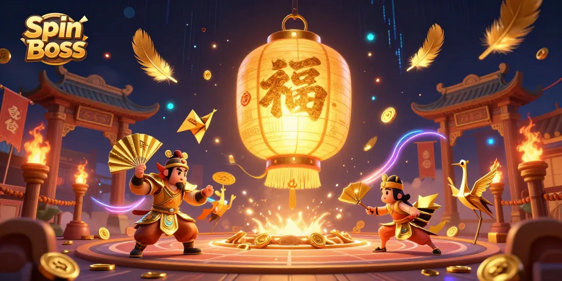 Spin Boss showcases exciting gaming adventures with dynamic casino elements in an engaging visual scene.