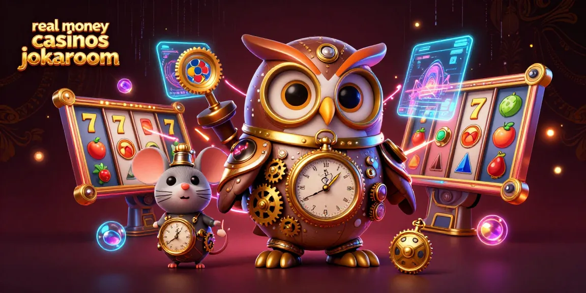 Experience engaging gameplay at real money casinos jokaroom with an exciting steampunk casino scene.